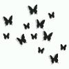 Schmetterlinge 3D Wanddeko