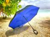 Suprella Pro - Regenschirm reversible Schwarz-Blau