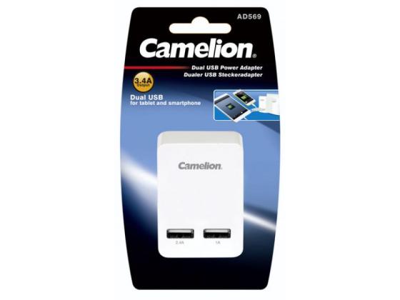 Camelion Dualer USB Steckeradapter AD569