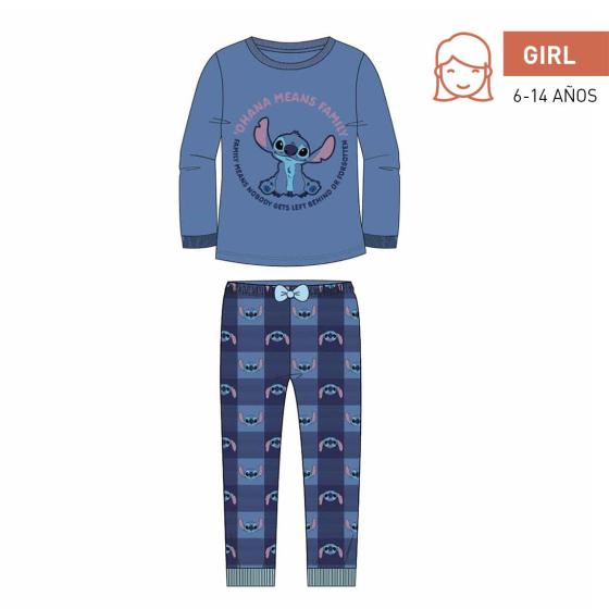 LILO & STITCH - Girl Jersey Long Pyjama