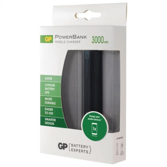 GP Batteries Powerbank FN03M, 3.000mAh