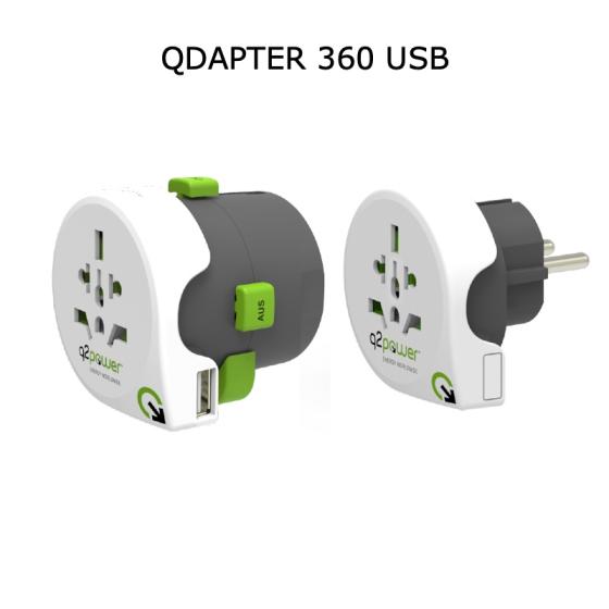 Q2POWER QDAPTER 360 USB World