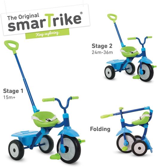 SmarTrike Folding Fun, 2-in-1 Tricycle