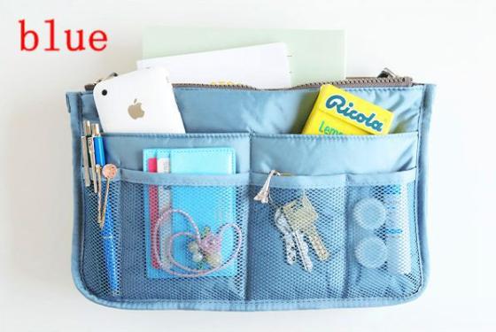 Handtasche Organize Blau