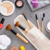 Set of Wooden Make-up Brushes 5 Pieces