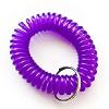 wrist coil Spiral keyring Available color : Purple