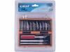 carving knives, set 14 pcs, in ABS plastic box
