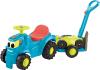 Ecoiffier 2 in 1 Ride-On Tractor with Trailer and Lawn Mower