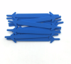 12 elastic silicone laces Available color : BLUE