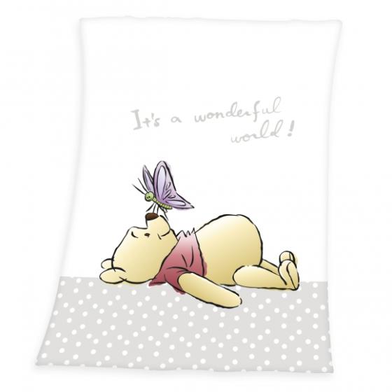 Disney-Winnie the Pooh Microfiber Fleece Blanket