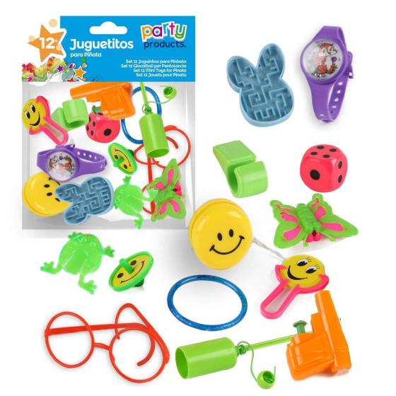 Set 12 mini toys for pinata