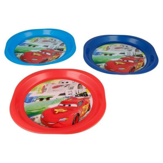 Set 3 plates Cars