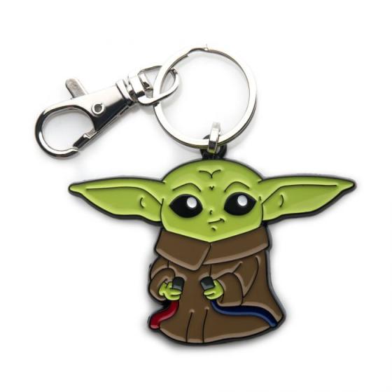 THE MANDALORIAN - Grogu with wires - Metal Keychain
