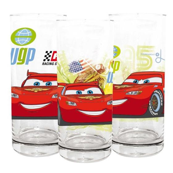 Cars 2 - Glass Set of 3