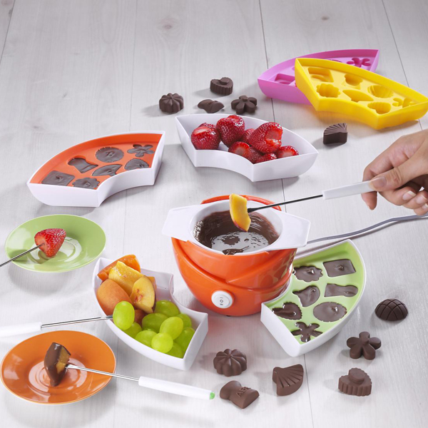 Set pour fondue au chocolat : Suisse Shopping site de vente en ligne de  produits d'excellents rapports qualités prix