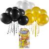 ZURU - Party Balloons 24 balloons 1x8 Or, 1x8 Noir, 1x8 Blanc