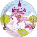 Unicorn Birthday Party Plates - 23cm pack of 8