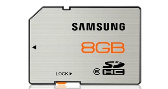 SDHC 8GB Samsung Classe 6 - Sous blister