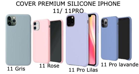 Cover Premium Silicone pour iPhone 11 lilac