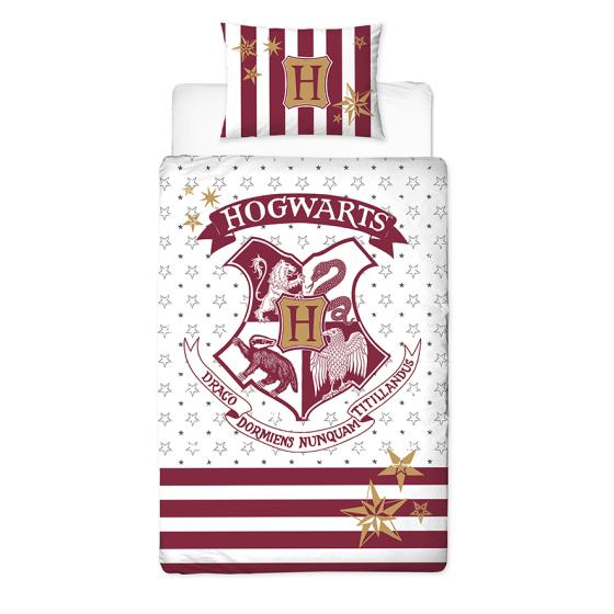 HARRY POTTER - Parure de lit 140X200cm - Hogwarts 100% Coton