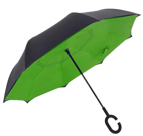 Suprella Pro - Parapluie réversible Noir-vert