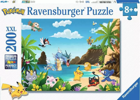 Ravensburger - Puzzle Pokemon Attrapez-les Tous - 200 Pces